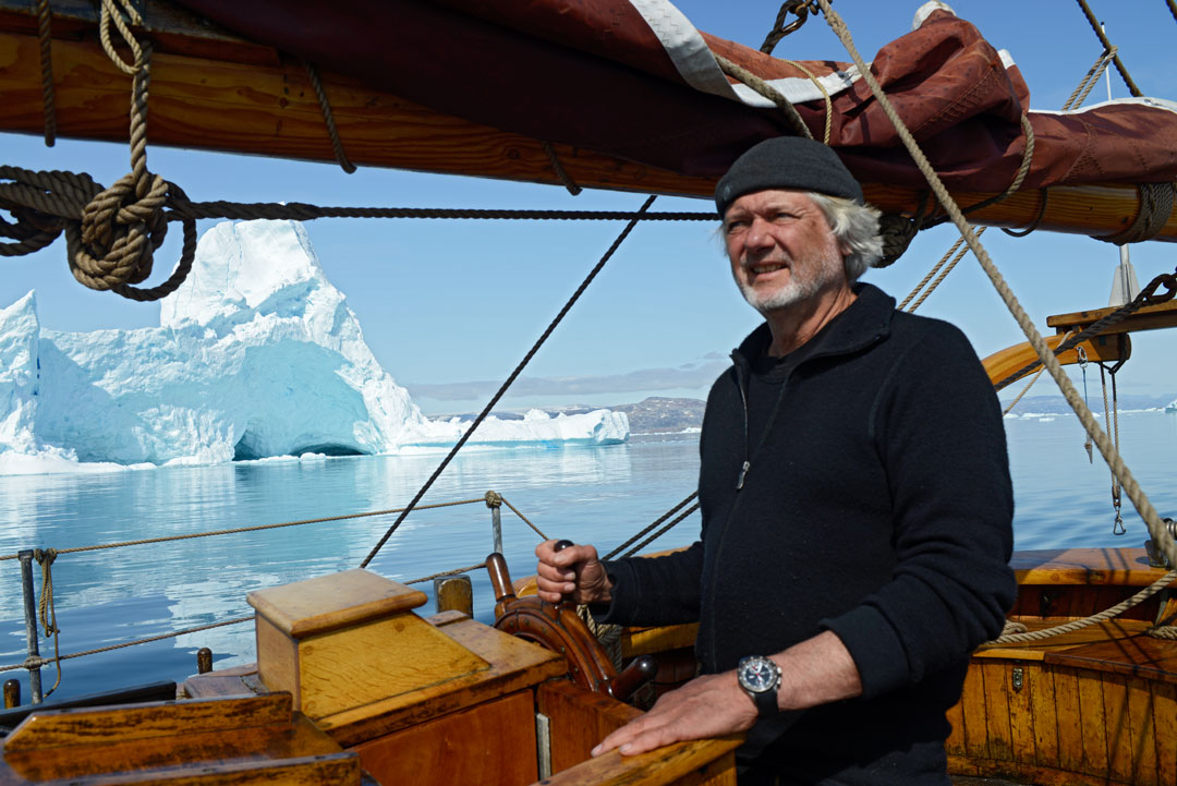 Der bekannte deutscher Polarforscher, Abenteurer und Buchautor Arved Fuchs